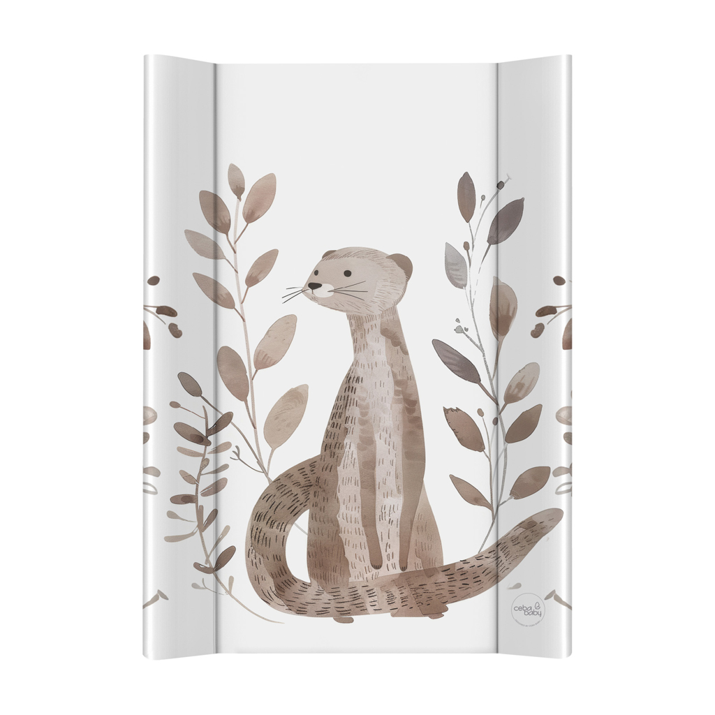 CEBA BABY Podložka prebaľovacia 2-hranná mäkká (50x70) Basic Clever Otter